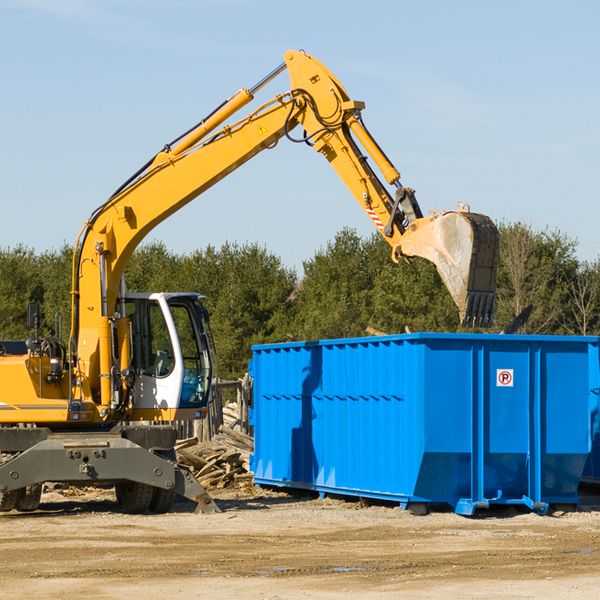 how many times can i have a residential dumpster rental emptied in Hammondville AL